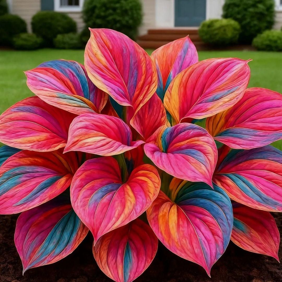 Multicolor Hosta Seeds + Plant Growth Serum Free