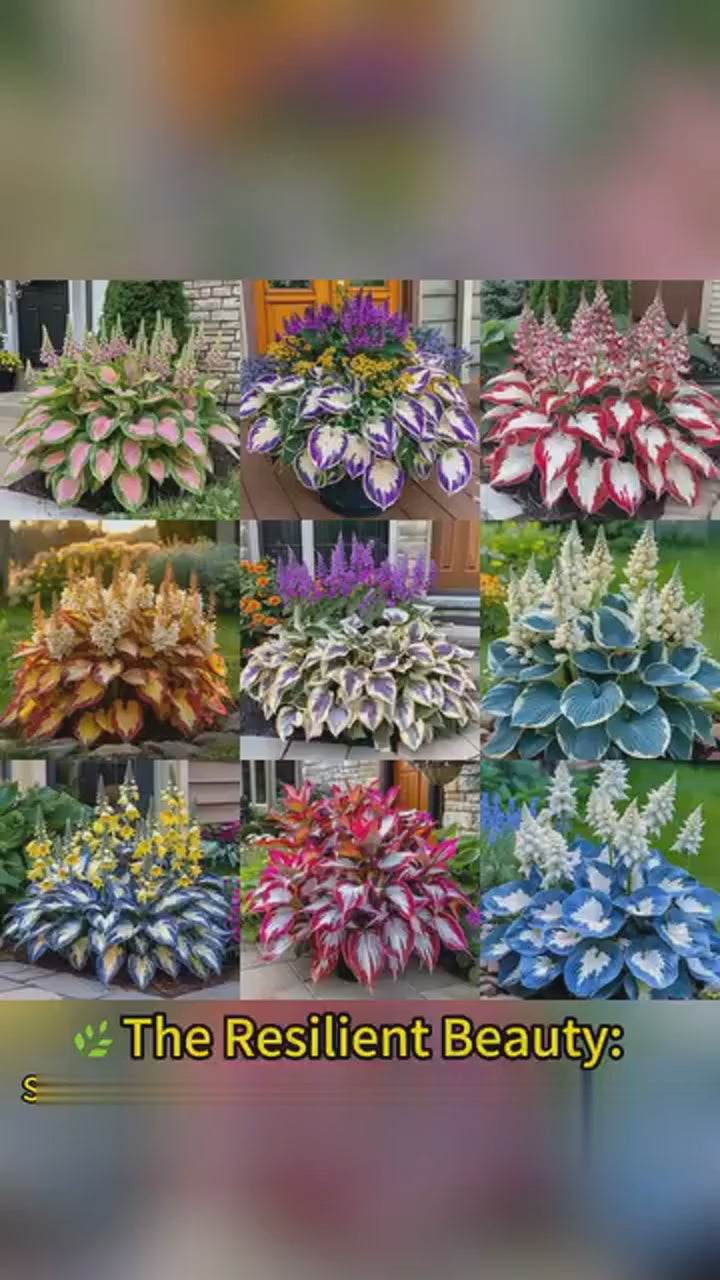 Shade-Tolerant and Cold-Hardy Hosta Flowers