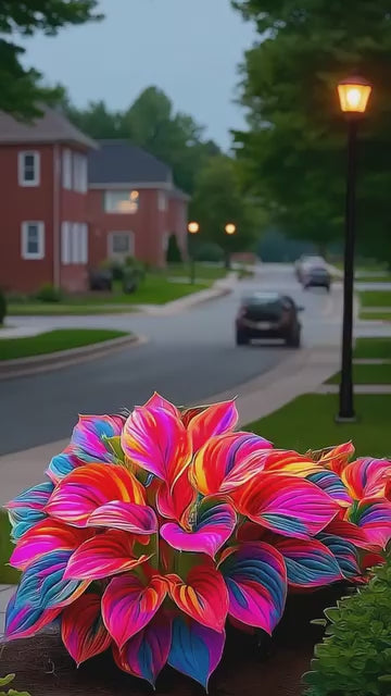 Multicolor Hosta Seeds + Plant Growth Serum Free